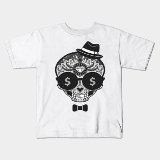 cool candy skull Kids T-Shirt